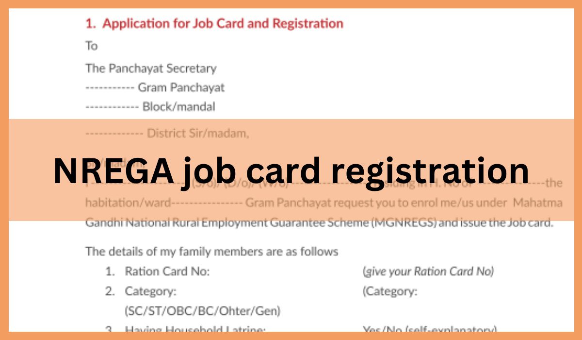 NREGA Job Card Registration Process In July 2023 alumni-profile-system-cus