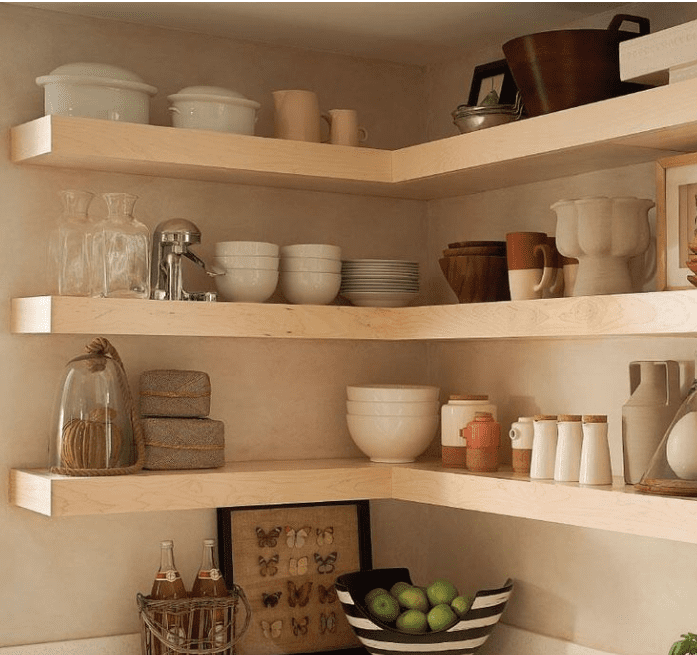 Kitchen shelf ideas for stylish and clutter-free space