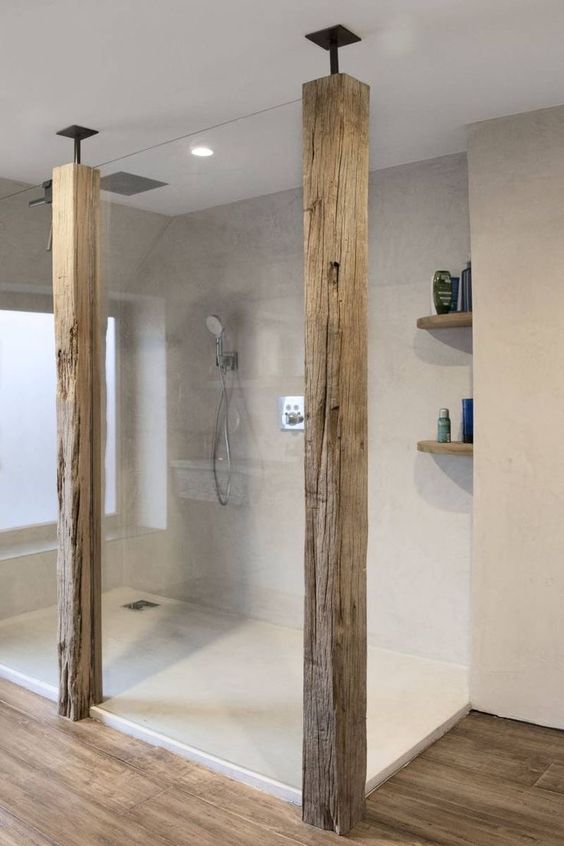 Oversized designs for little spaces: Shower design for small bathroom ideas