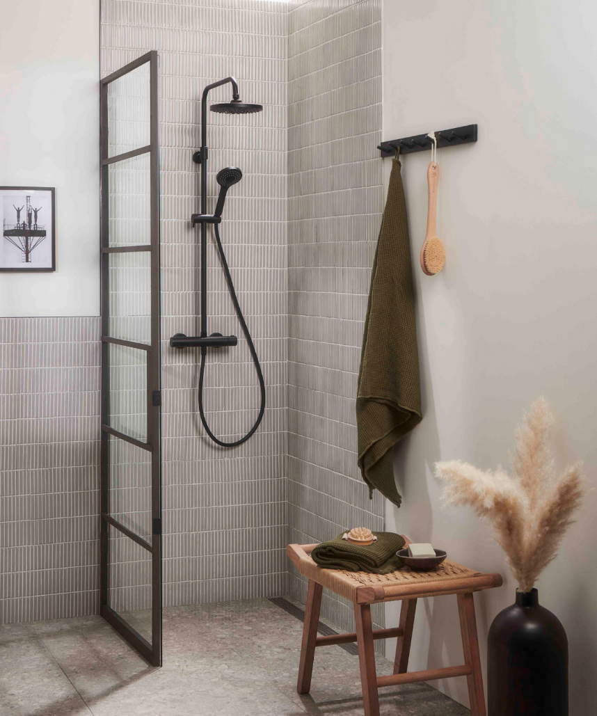 Oversized designs for little spaces: Shower design for small bathroom ideas