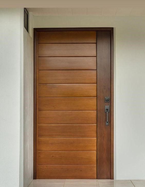 Single Door Design for Home Entrance