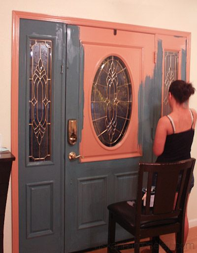 Trending wooden colour paints for doors