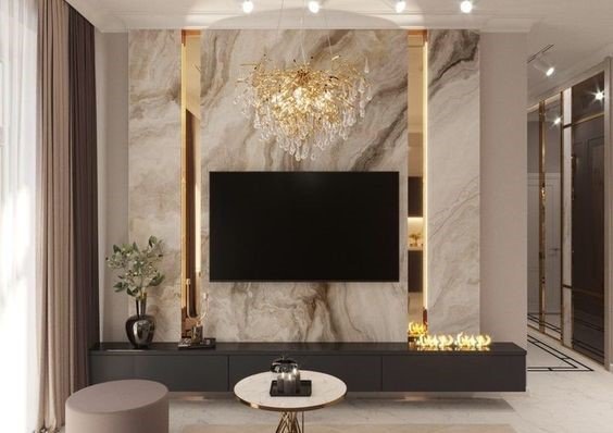 Unitate TV montată pe perete, care poate fi adăugată casei tale