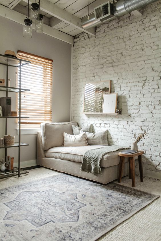 White brick wall design ideas to give your home a chic look 
