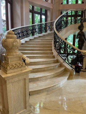 Stylish residential staircase granite design ideas for your home