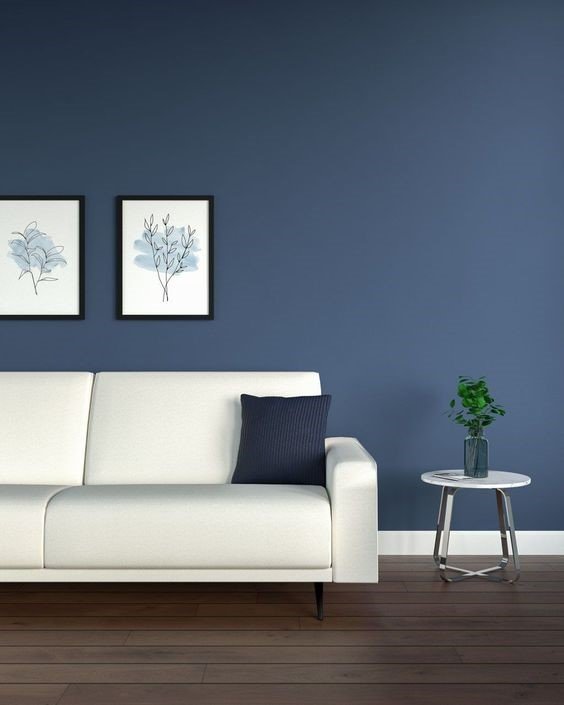 Best blue wall paint shades 