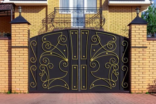 Double-door-iron-gate-designs-for-your-home-entrance