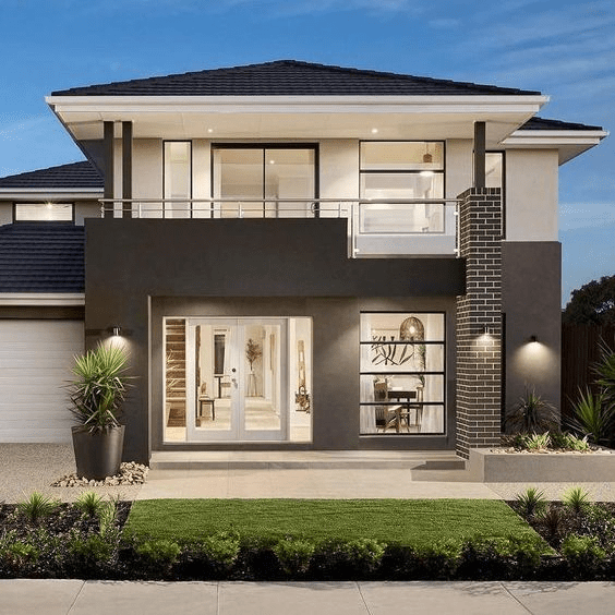 Trending grey colour house exterior ideas for 2023