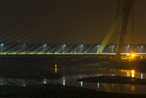 Signature Bridge Wazirabad, Delhi: fapte cheie