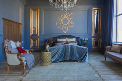 Luxury bedroom designs- Blue