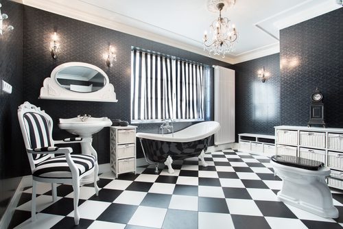 Design opulent de baie de lux