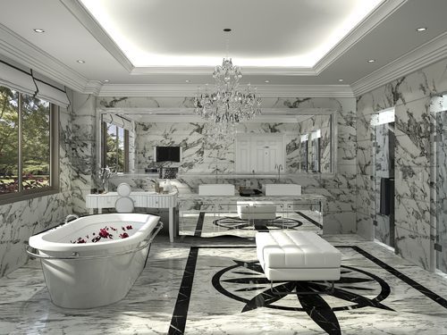 Modele de baie luxoase opulente