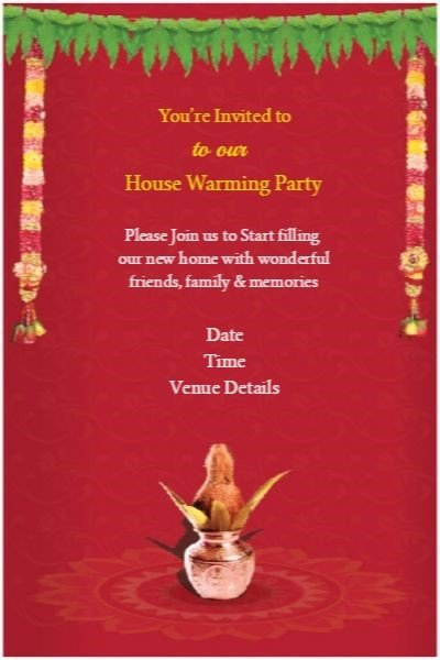 housewarming invitation