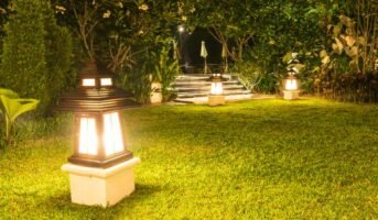 How to glam up your garden using different lighting options?