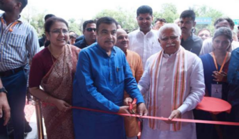 Gadkari inaugurates, lays foundation stone of 4 highway projects in Haryana