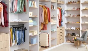 Invest in closet organisers to maximise storage space