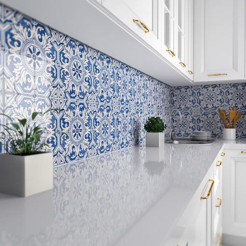 Kitchen wall tiles Design, material and maintenance