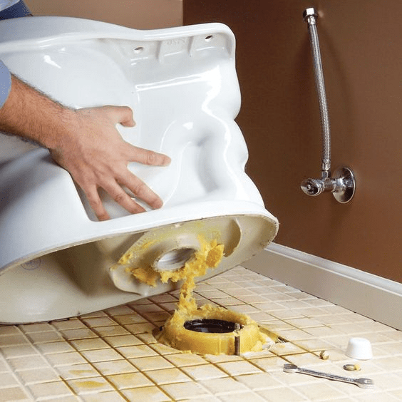 How to install a toilet?