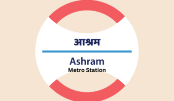 Ashram Metro Station in Delhi