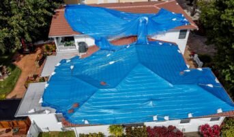 How to tarp a roof?