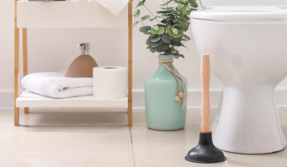 How to unblock a toilet without a plunger?