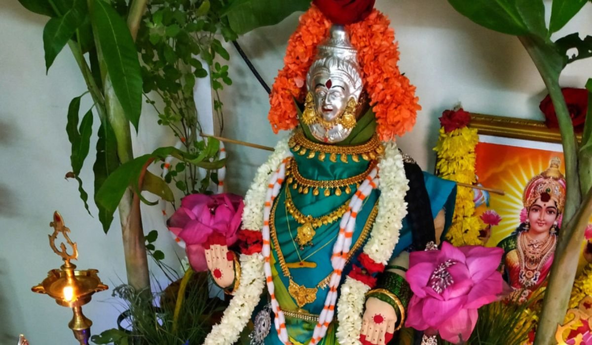 40 Lakshmi Devi decorations ideas | goddess decor, festival decorations,  puja room