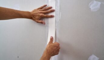 How to tape and mud drywall?