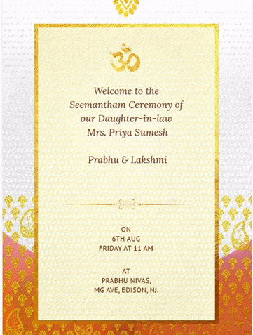 Housewarming invitation message, Griha Pravesh card designs