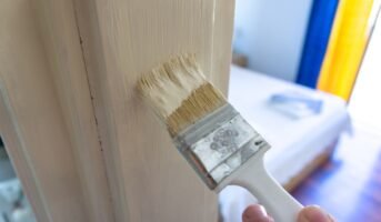 How to paint a door frame?