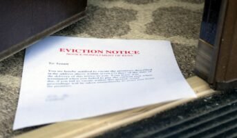 What options do tenants have against eviction notice from landlords in India?