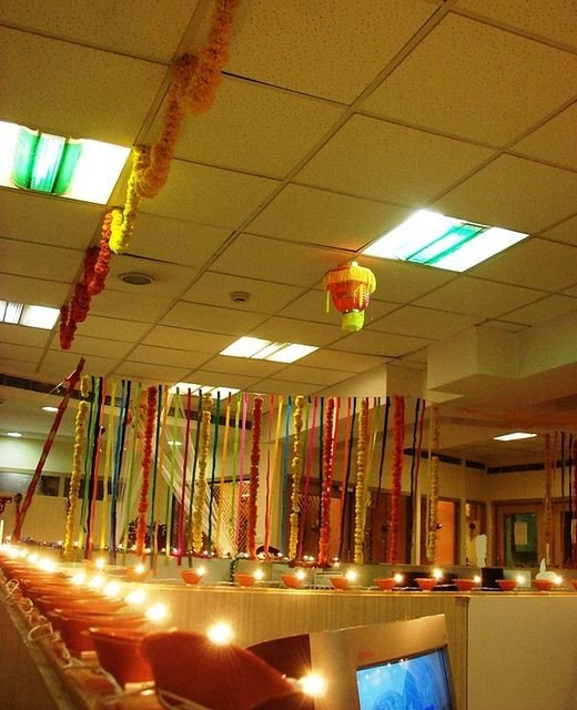 20 Diwali Decoration Ideas For Office