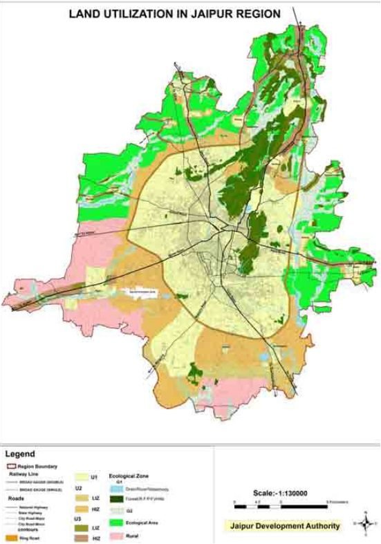 Jaipur master plan 2025: Policy zones, map, land utilisation