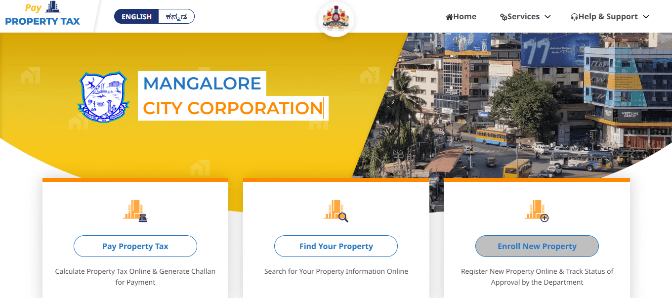 How to pay Mangalore property tax online?