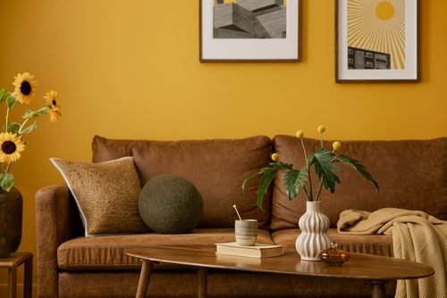 Warm-tone colours for your home