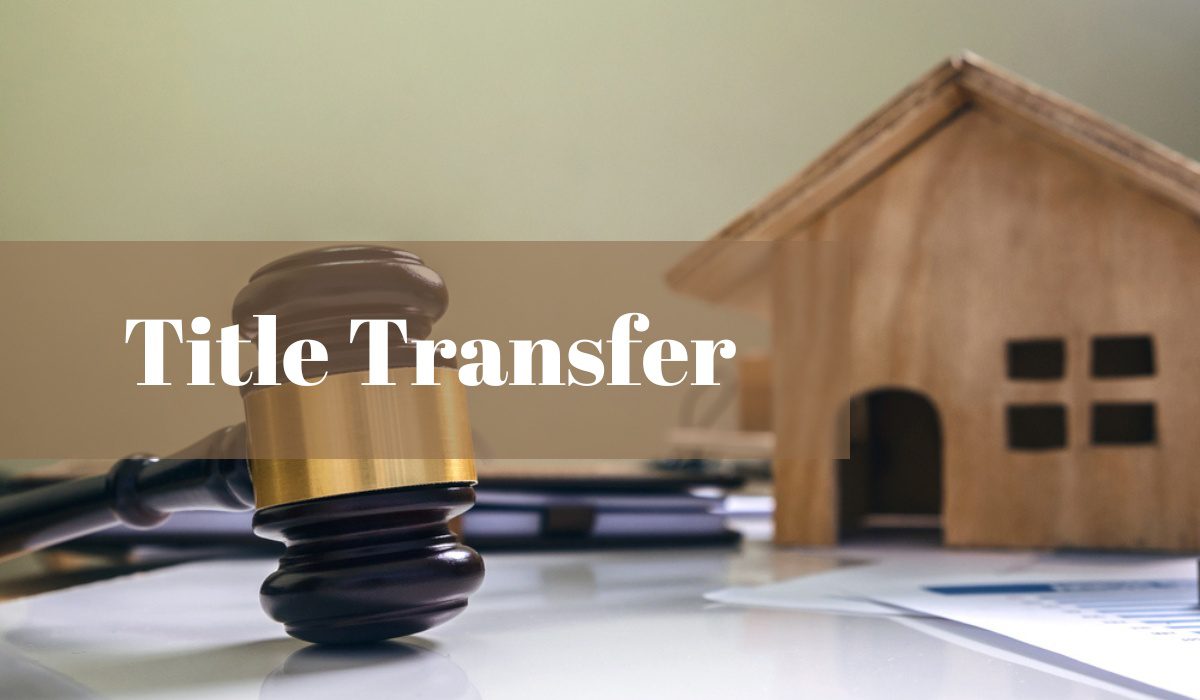 How to transfer the title of inherited property?