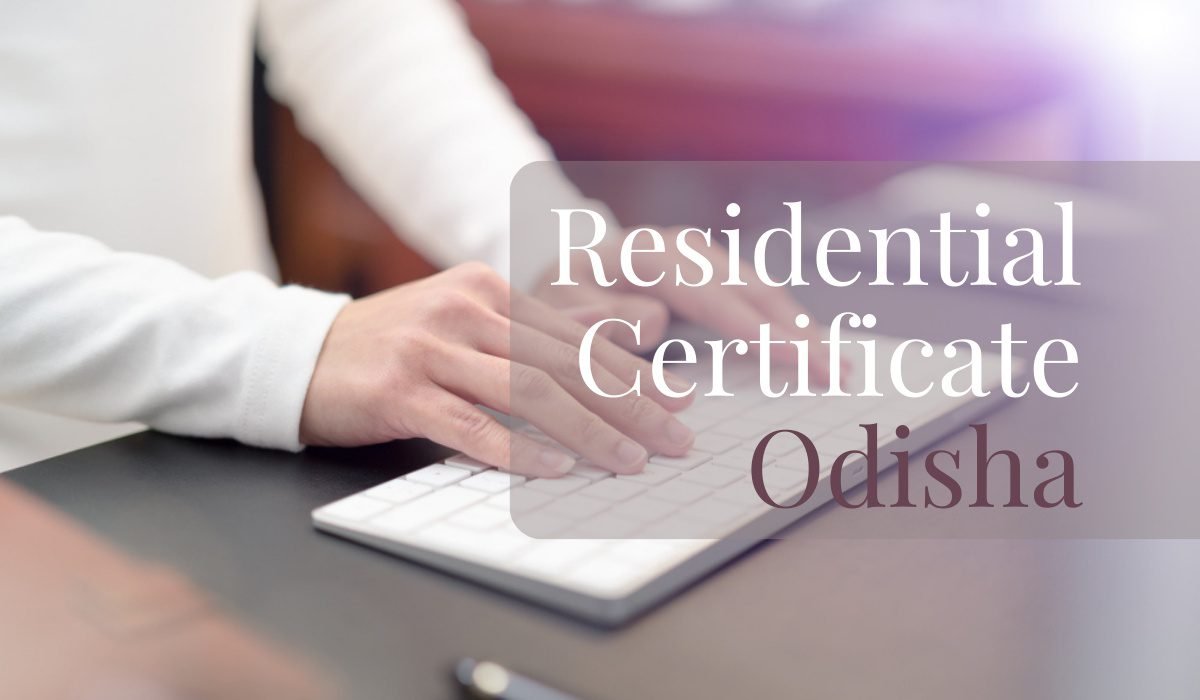 How to apply for residential certificate online in Odisha?