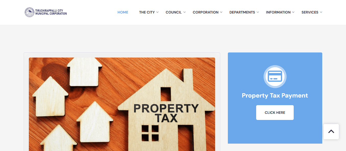 How to pay Trichy property tax?