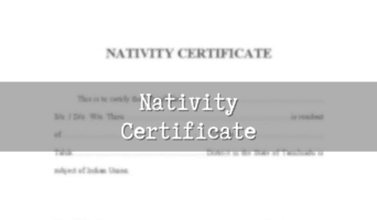 What is a nativity certificate ?