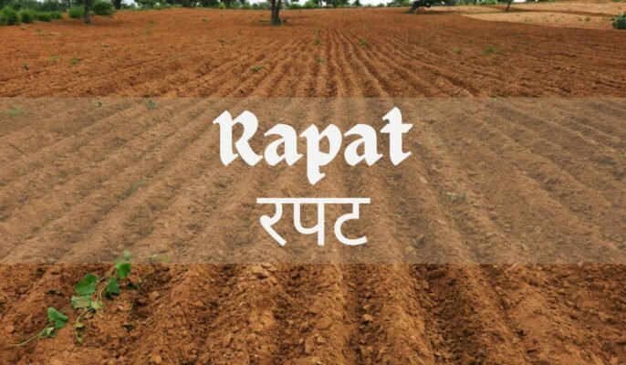 What is rapat number in land records?