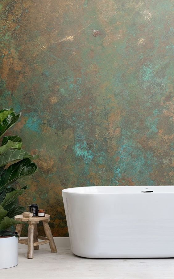 textured bathroom wallpaper