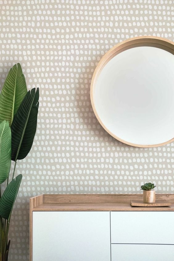 minimalist bathroom wallpapers