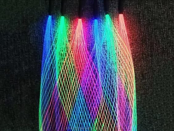 fibre optic lampshade