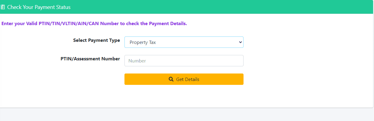 How to pay property tax in Ooty?