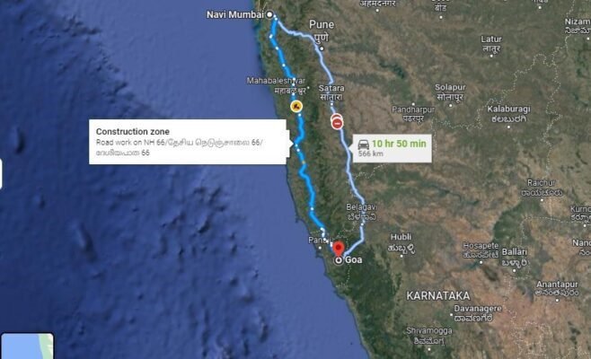 Mumbai Goa Highway: Route map, completion date