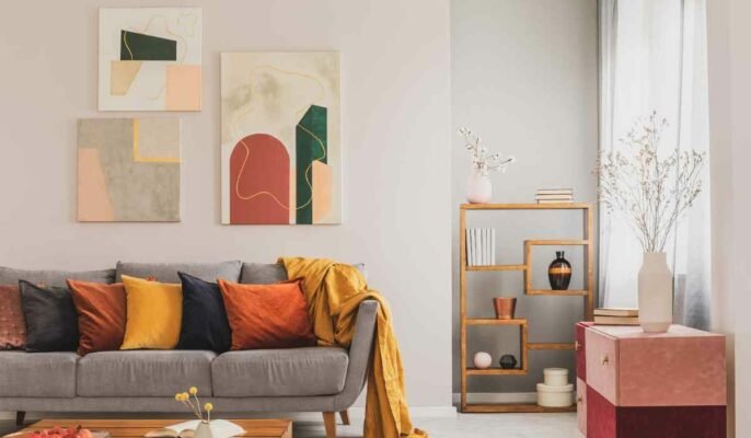 home decor with art pieces